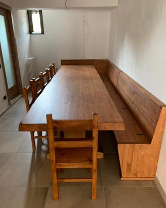 Tavolo Taverna con panca 