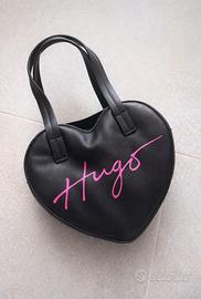 HUGO borsa a cuore nera – mini bag