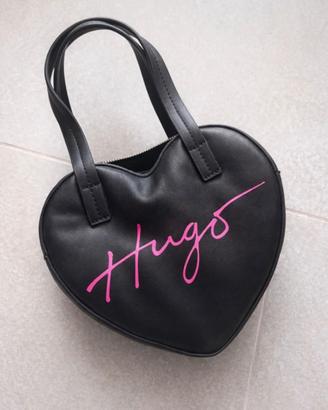 HUGO borsa a cuore nera – mini bag