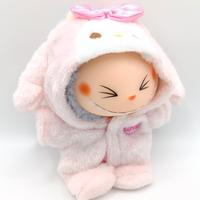 Vestito Labubu Bambole Completo Coniglietto Rosa