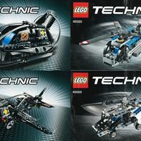 Lego Technic 2 set aereo elicottero hovercraft