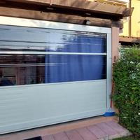 CHIUSURA VERANDA IN PVC: largo 2,95 m- alto 2,10
