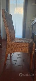 4 sedie in banano
