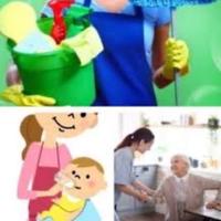 Babysitter, pulizie domestiche, assistenza