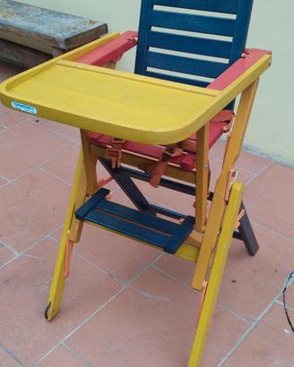 seggiolone in legno