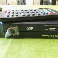 Decoder digitale terrestre Majestic dec 554Usb/rec