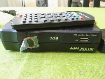 Decoder digitale terrestre Majestic dec 554Usb/rec