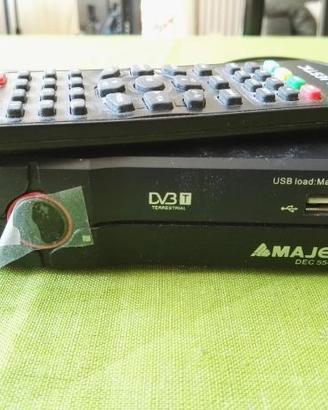 Decoder digitale terrestre Majestic dec 554Usb/rec