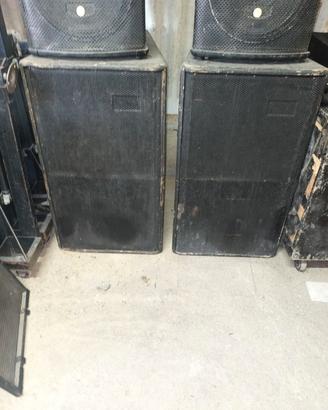 subwoofer doppio 18 attivi