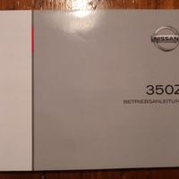 Nissan 350Z manuale uso e manutenzione originale