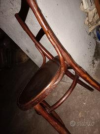 1 sedia tedesca anni 60 in legno in buone condizi