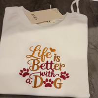 Maglietta donnapet dog animali