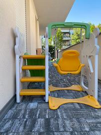 Altalena più scivolo