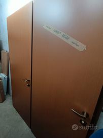 6 Porte interne in legno di Noce Tanganica
