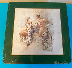 Scatola di latta vintage Baratti & Milano