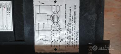 interruttore diff magnetotermico regolabile 160 A 