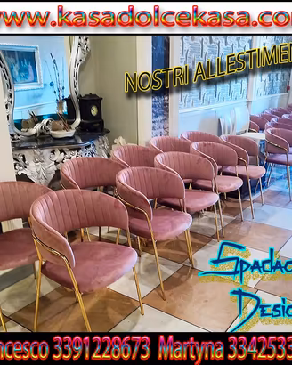 SEDIE PER RISTORANTE LUSSO VELLUTO