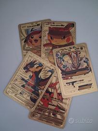 Carte Pokemon "dorate"