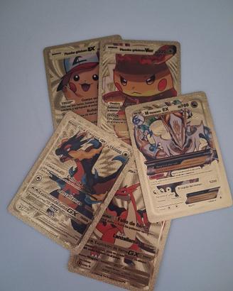 Carte Pokemon "dorate"