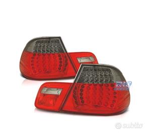 FANALI BMW E46 99-03 CABRIO LED ROSSO FUMÈ LOOK M3