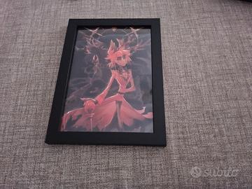 quadretto cornice 13x18 hazbin hotel alastor