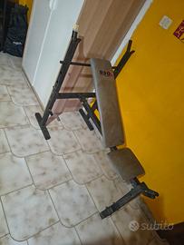 Panca piana regolabile + bilanciere