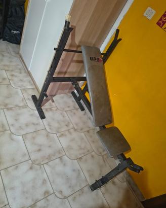 Panca piana regolabile + bilanciere