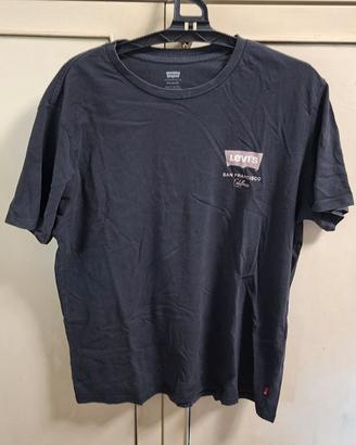 T-shirt Levi’s Uomo Nera 100% Cotone – Taglia L/G