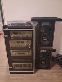 IMPIANTO HI-FI VINTAGE COMPLETO