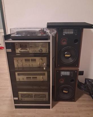 IMPIANTO HI-FI VINTAGE COMPLETO