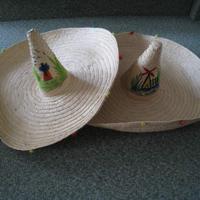 2 cappelli messicani per carnevale diametro cm. 88
