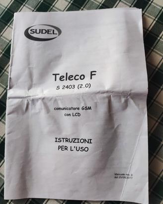 combinatore telefonico GSM allarme casa