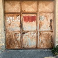 Porta garage in ferro