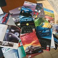 Dépliant bruchure automobili anni '90-2000