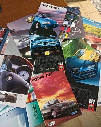 Dépliant bruchure automobili anni '90-2000