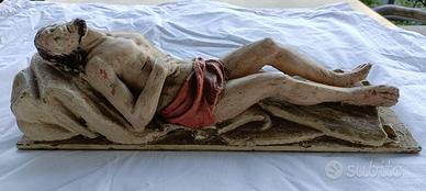 Statua cristo dopo la deposizione 42 x15