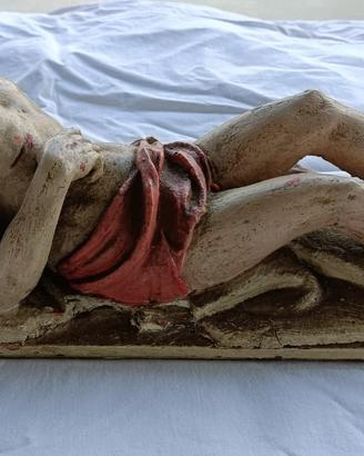 Statua cristo dopo la deposizione 42 x15