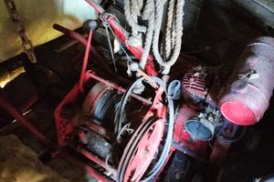 argano a benzina molto potente