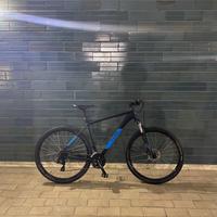 Mountain bike CUBE Aim Pro 2020 black matt/blue