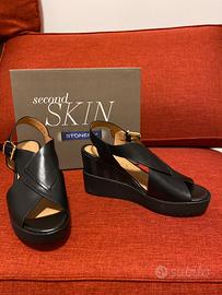 Sandalo con zeppa Stonefly nuovo 38