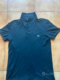 Polo Lacoste nera originale Classic Fit uomo