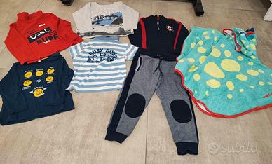 Vestiti maschio 2-4 anni. 7 pezzi