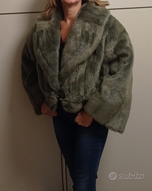 Giubbotto di pelliccia ecologica