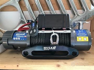 Verricello elettrico Husar 12000Lb cavo Dyneema