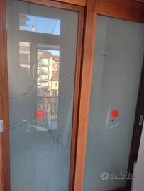 Porta vetro scorrevole