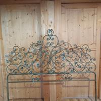 Spalliera letto in ferro battuto