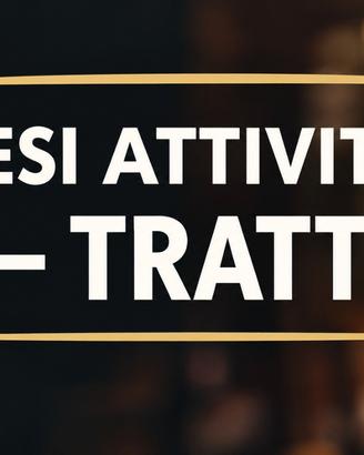 Novara - avviata attività bar/trattoria