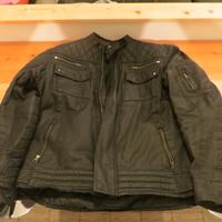 Giacca moto Oxford, Tg. XL, Hardy wax