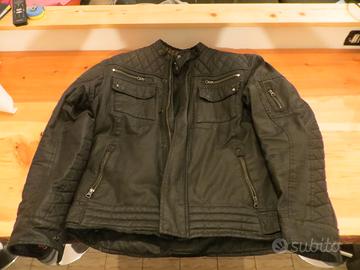 Giacca moto Oxford, Tg. XL, Hardy wax
