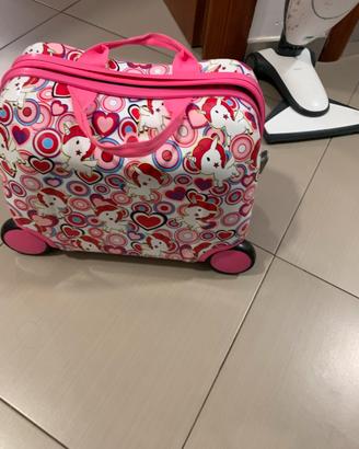 Trolley cavalcabile bambina